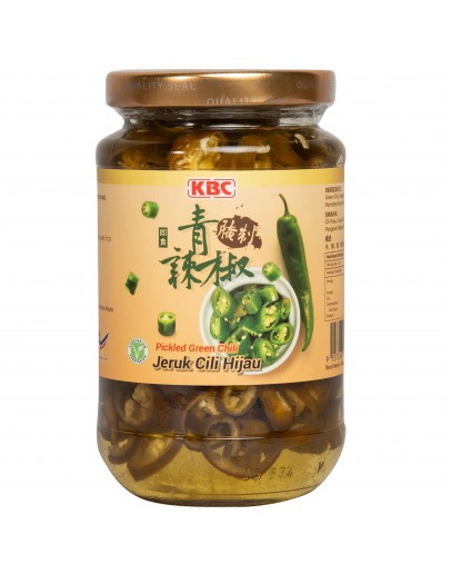 360gm KBC Kicap Pickled Green Chili  廣美珍腌制青辣椒